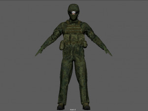 RUSIAN SOLDIER Modello 3D