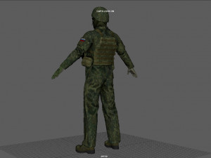 RUSIAN SOLDIER Modello 3D