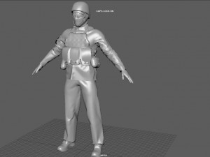 RUSIAN SOLDIER Modello 3D