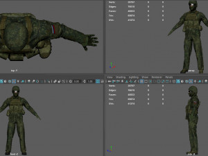 RUSIAN SOLDIER Modello 3D