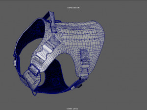 TACTICAL VEST FOR DOG Modello 3D