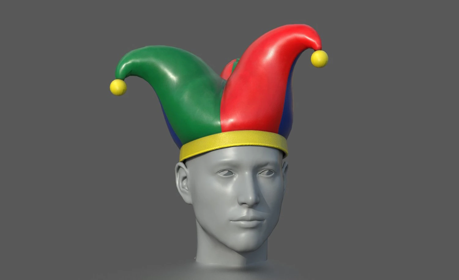 광대 모자 3D 모델 .c4d .max .obj .3ds .fbx .stl .blend 