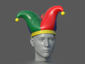 TOPI Badut Model 3D