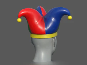 광대 모자 3D 모델
