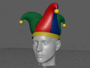 광대 모자 3D 모델