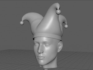 CLOWN HAT Model 3D