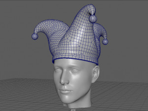CLOWN HAT Model 3D