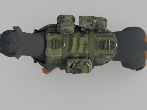 TACTICAL VEST FOR DOG 2 3D Model
