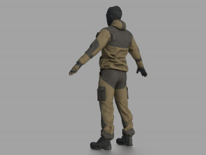 TACTICAL UNIFORM Modelo 3D