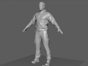 TACTICAL UNIFORM Modelo 3D