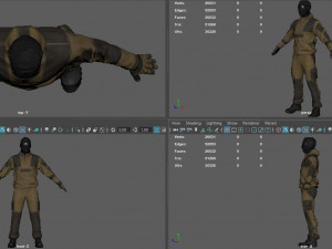 TACTICAL UNIFORM Modelo 3D