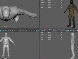 TACTICAL UNIFORM Modelo 3D