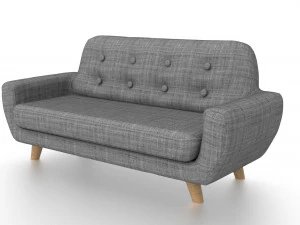 LIVING ROOM SOFA 3D Model