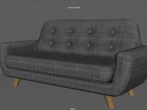 LIVING ROOM SOFA 3D Model
