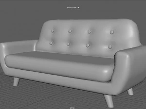 LIVING ROOM SOFA 3D Model
