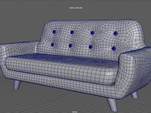 LIVING ROOM SOFA 3D Model