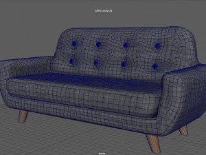 LIVING ROOM SOFA 3D Model