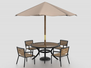 GARDEN FURNITURE SET 3D मॉडल