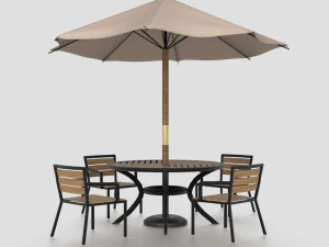 GARDEN FURNITURE SET 3D Model