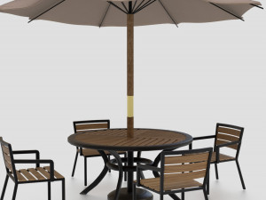 GARDEN FURNITURE SET 3D Модель