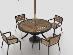 GARDEN FURNITURE SET 3D Model