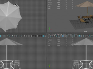 GARDEN FURNITURE SET 3D Модель