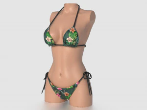 PACOTE BIQUINI MULHER Modelo 3D