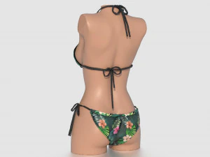 PACOTE BIQUINI MULHER Modelo 3D