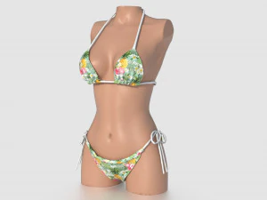 PACOTE BIQUINI MULHER Modelo 3D