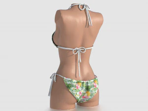 PACOTE BIQUINI MULHER Modelo 3D