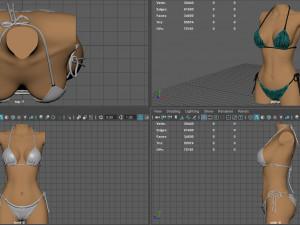 BIKINI WOMAN PACK Modelo 3D