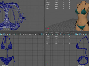 BIKINI WOMAN PACK Modelo 3D