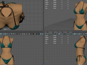 BIKINI WOMAN PACK Modelo 3D