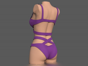 BIKINI WOMAN PACK 2 3D Model
