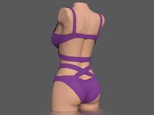 BIKINI WOMAN PACK 2 3D Model