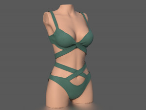 BIKINI WOMAN PACK 2 3D Model