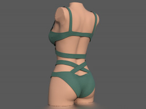 BIKINI WOMAN PACK 2 3D Model