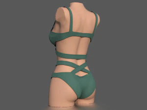BIKINI WOMAN PACK 2 3D Model