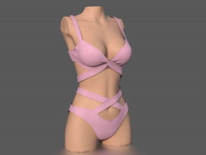 BIKINI WOMAN PACK 2 3D Model