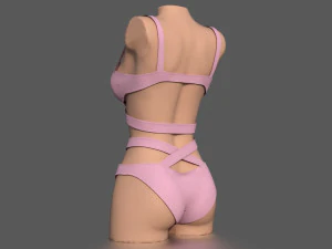 BIKINI WOMAN PACK 2 3D Model