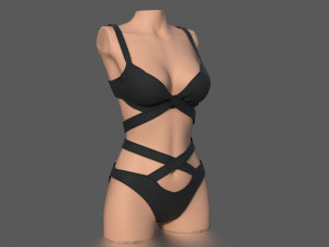 BIKINI WOMAN PACK 2 3D Model