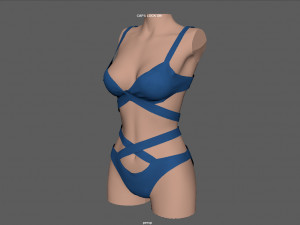 BIKINI WOMAN PACK 2 3D Model