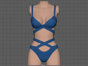 BIKINI WOMAN PACK 2 3D Model