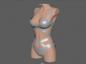BIKINI WOMAN PACK 2 3D Model