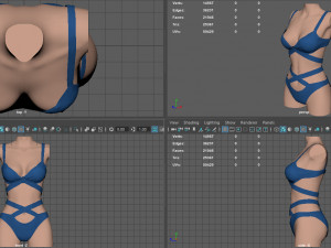 BIKINI WOMAN PACK 2 3D Model