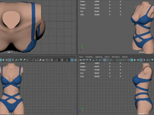 BIKINI WOMAN PACK 2 3D Model