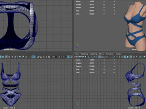 BIKINI WOMAN PACK 2 3D Model