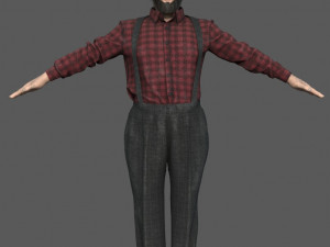 AMISH ELDER 3D मॉडल