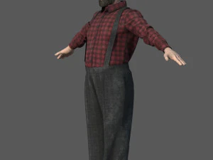 AMISH ELDER 3D Model