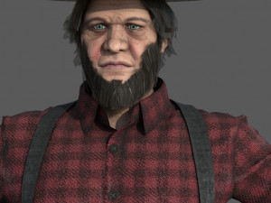 AMISH ELDER 3D मॉडल